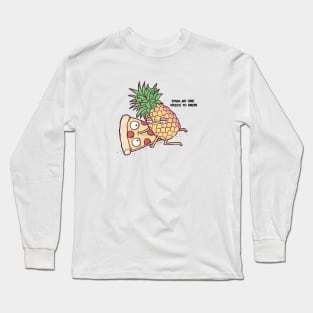Demetri's Pineapple Pizza shirt Long Sleeve T-Shirt